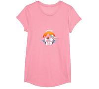 Graphique Islande Land of Fire and Ice Adventure T-Shirt, Fille, Rose, S