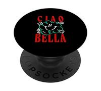 Graphique Italien Nuage ludique Ciao Bella PopSockets PopGrip Adhésif