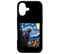 Graphique Kaiju Monster Van Gogh de Style Nuit étoilée Coque pour iPhone 17