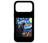 Graphique Kaiju Monster Van Gogh de Style Nuit étoilée Coque pour iPhone 17 Pro Max
