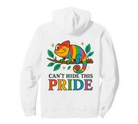 Graphique LGBTQ caméléon Arc-en-Ciel « Can't Hide This Pride » Sweat à Capuche