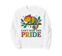 Graphique LGBTQ caméléon Arc-en-Ciel « Can't Hide This Pride » Sweatshirt