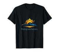 Graphique linéaire de la Science des données de tracé New Horizons Sunrise T-Shirt