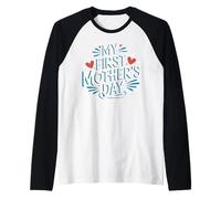 Graphique Ma première fête des mères pour les nouvelles mamans Manche Raglan
