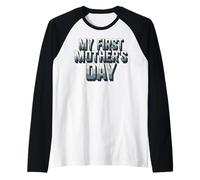 Graphique Ma première fête des mères pour les nouvelles mamans Manche Raglan