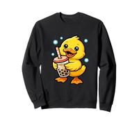 Graphique Mascotte de Canard Bubble Tea Sweatshirt