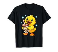 Graphique Mascotte de Canard Bubble Tea T-Shirt