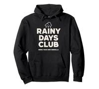 Graphique météorologique automnal du Rainy Days Club Sweat à Capuche