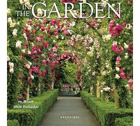 Graphique Mini calendrier mural 2026 In the Garden | 17,8 x 17,8 cm | Papier épais | Organiseur de maison et de bureau | Grande grille mensuelle | 3 langues et jours fériés marqués | Page d'aperçu de