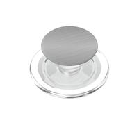 Graphique Minimaliste avec Lignes Courbes Grises PopSockets PopGrip pour MagSafe