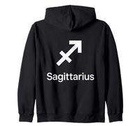 Graphique Minimaliste du Zodiaque Sagittaire Sweat à Capuche