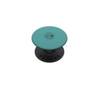 Graphique Minimaliste en Forme de Cercle de Tortue PopSockets PopGrip Adhésif