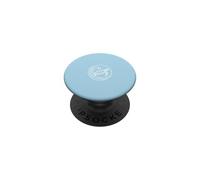 Graphique Minimaliste en Forme de Cercle de Tortue PopSockets PopGrip Adhésif