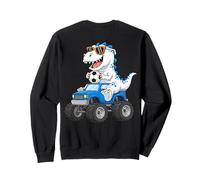 Graphique Monster Truck Dinosaure Soccer pour garçons Sweatshirt