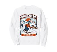 Graphique montagnard rétro de la Station de Ski d'Obertauern, Autriche Sweatshirt