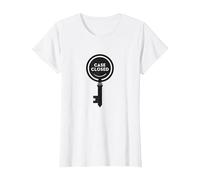 Graphique mystère de détective à clé fermée, T-Shirt, Femme, Blanc, M
