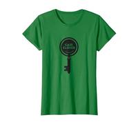 Graphique mystère de détective à clé fermée, T-Shirt, Femme, Vert Kelly, M