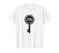 Graphique mystère de détective à clé fermée, T-Shirt, Homme, Blanc, XXL