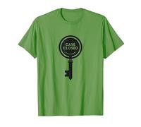 Graphique mystère de détective à clé fermée, T-Shirt, Homme, Herbe, L