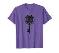 Graphique mystère de détective à clé fermée, T-Shirt, Homme, Violet chiné, 3XL