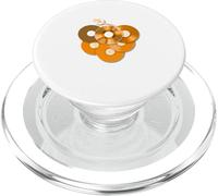 Graphique orange Orange For The Record V2 PopSockets PopGrip pour MagSafe