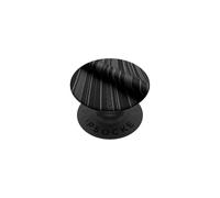 Graphique parallèle rétro Minimaliste Noir et Gris PopSockets PopGrip Adhésif