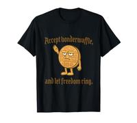 Graphique parodie runique « Let Freedom Ring » d'Accept Vonderwaffle T-Shirt