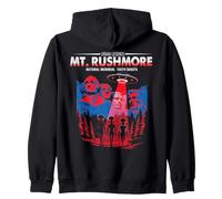 Graphique Patriotique de la Visite d'extraterrestres du MT Rushmore Sweat à Capuche