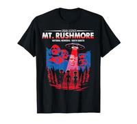 Graphique Patriotique de la Visite d'extraterrestres du MT Rushmore T-Shirt