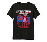 Graphique Patriotique de la Visite d'extraterrestres du MT Rushmore T-Shirt Haut de Gamme