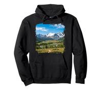 Graphique Paysage de rivière de la vallée des Montagnes Rocheuses Sweat à Capuche