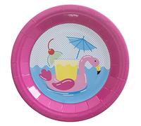 Graphique PE2027 Assiette en carton Multicolore 17,8 cm