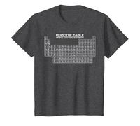 Graphique PÉRIODIQUE des ÉLÉMENTS Chimiques T-Shirt, Enfant, Chiné Foncé, 10 Ans
