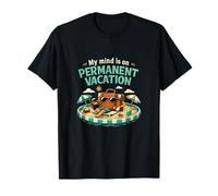 Graphique Permanent Vacation Mind Chill Vibes T-Shirt