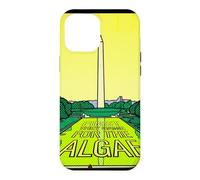 Graphique Pop Art rétro Washington Monument Algae Satire Coque pour iPhone 12 Pro Max