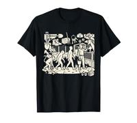 Graphique Professionnel Amusant pour Le Soin des Animaux Zoo Keeper Evolution T-Shirt