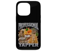 Graphique professionnel Yapper Funny Capybara Meme Bootleg Coque pour iPhone 13 Pro