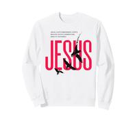 Graphique Religieux chrétien Verset de la Bible Foi Prier Jeus Sweatshirt