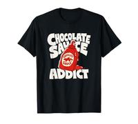 Graphique rétro Addict Lover Sauce au Chocolat T-Shirt
