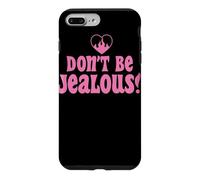 Graphique rétro avec Citation « Don't Be Jealous » Rose Coque pour iPhone 7 Plus/8 Plus