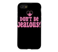 Graphique rétro avec Citation « Don't Be Jealous » Rose Coque pour iPhone SE (2020) / 7/8