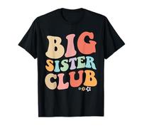 Graphique rétro Big Sister Club - Design amusant et coloré pour Si T-Shirt
