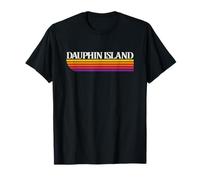 Graphique rétro de Dauphin Island Alabama - Dauphin Island AL T-Shirt