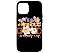 Graphique rétro Find Something Good Every Day Coque pour iPhone 12/12 Pro