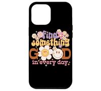 Graphique rétro Find Something Good Every Day Coque pour iPhone 12 Pro Max