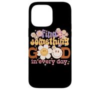 Graphique rétro Find Something Good Every Day Coque pour iPhone 14 Pro Max