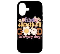 Graphique rétro Find Something Good Every Day Coque pour iPhone 17