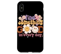 Graphique rétro Find Something Good Every Day Coque pour iPhone XS Max