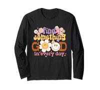 Graphique rétro Find Something Good Every Day Manche Longue