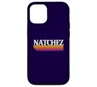 Graphique rétro Natchez Mississippi - Natchez MS Coque pour iPhone 12/12 Pro